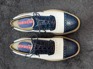 풋조이 FOOTJOY 골프화 화이트/네이비