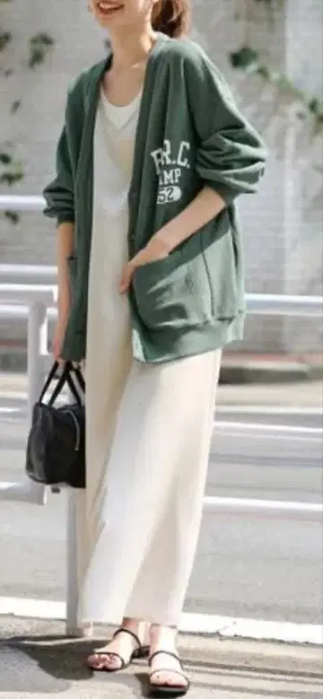 B.R.C CAMP 52 그린 가디건