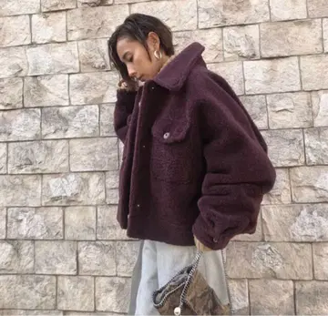 AMERI 오버 사이즈 에코 무통 코트