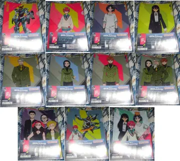 제일복권 지크 액스 F상 클리어 파일 & 스티커 전 11종 세트