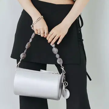 [ WEB 한정 상품 ] 2 WAY 스톤 숄더 실린더 백 MR-B1352