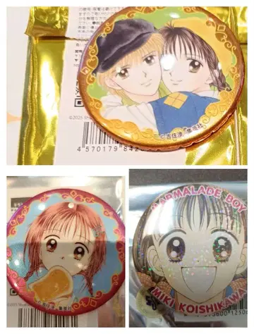 리본 70주년 기념 CAFE 반짝반짝 캔뱃지 마멀레이드 보이