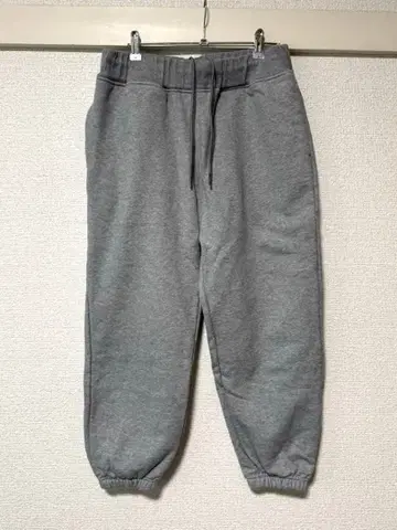 NANO UNIVERSE 스웨트 팬츠 조거 팬츠 그레이