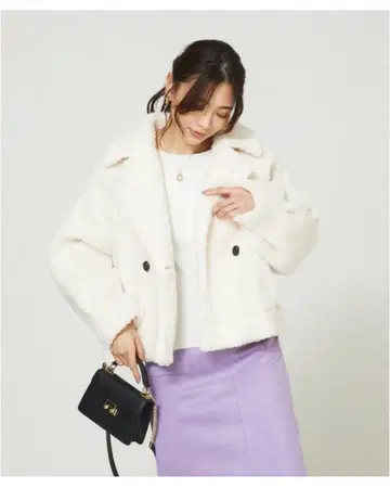 abahouse mavie 보아 블루종 화이트