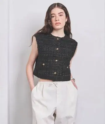 유나이티드 애로우즈 MALHIA KENT 트위드 베스트