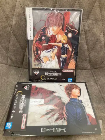 데스노트 제일복권 C상 세트 아크릴 보드 2종 세트