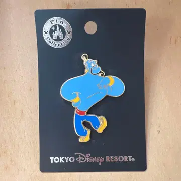 미사용 새상품 도쿄 디즈니 리조트 알라딘 지니 핀 배지