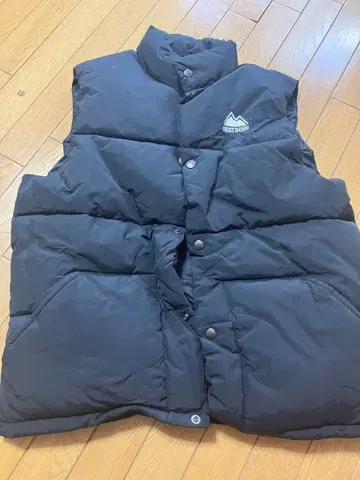 FIRST DOWN 다운 베스트 L 사이즈 블랙