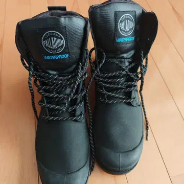 PALLADIUM 방수 부츠 블랙 사이즈 26-26.5 상당
