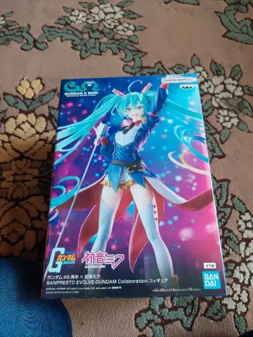 BANPRESTO 하츠네 미쿠 GUNDAM 콜라보 피규어