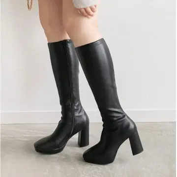 RANDA 우천 겸용 볼륨 밑창 롱 부츠 M 사이즈