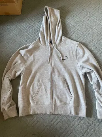 AFB 그레이 지퍼 후드티 L 사이즈