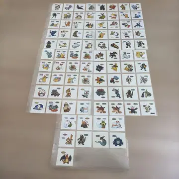 포켓몬 빵 씰 묶음 판매 89개