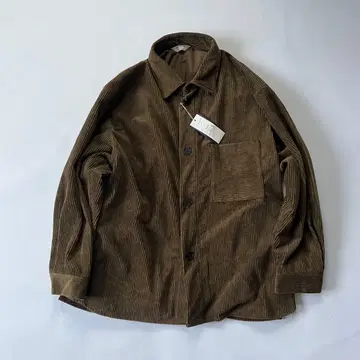 스틸 바이 핸드 코듀로이 셔츠 자켓 브라운 50 XL