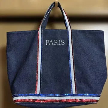 [ 한정품 ] vanessabruno 데님 토트 [ Paris ]