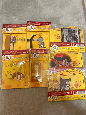 톰과 제리 복권 아크릴 키링 4종 스티커 3종