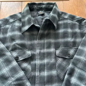 YAGO 체크 무늬 퀼팅 자켓 3XL