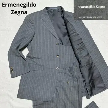 새상품급 제냐 실크 혼방 울 HIGH PERFORMANCE 수트 096