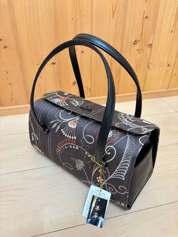 기모노 가방 양장에도 천연 가죽 실크