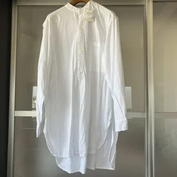 화이트 긴팔 셔츠 튜닉 45rpm