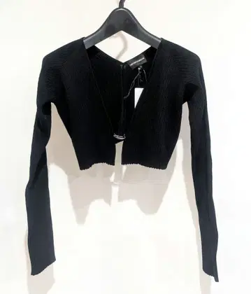 EMPORIO ARMANI 니트 숏 가디건 볼레로