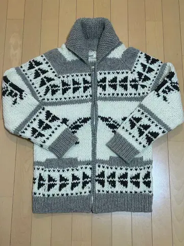 론 헤르만 RHC 성조기 카우친 스웨터 집업 니트 이글 L