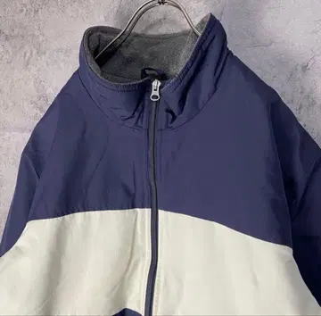 M332 구제 의류 랜즈 엔드 나일론 자켓 바이컬러 쉘 90s