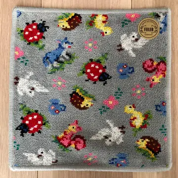 새상품 페이러 손수건 하토쿄도 하이디피죤 그레이