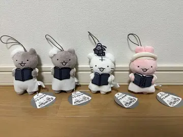 화이트 타이거와 블랙 타이거 성가대 마스코트 3종 풀컴프 세트