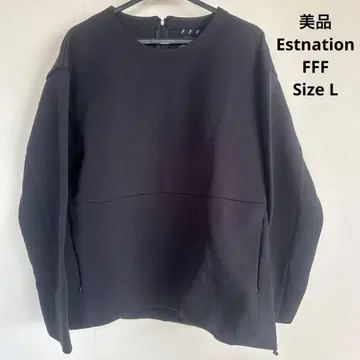 새상품급!Estnation FFF 긴팔 티셔츠 백 지퍼 포함