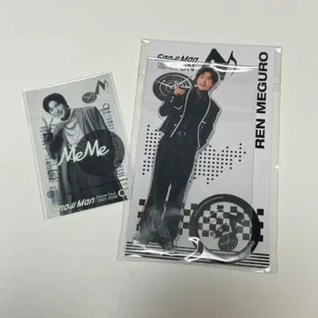 SnowMan 메구로 렌 on 굿즈 아크릴 스탠드 클리어 스티커