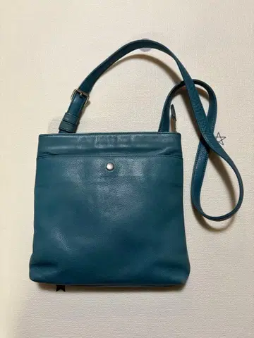 MARGARET HOWELL 파랑 가죽 숄더백