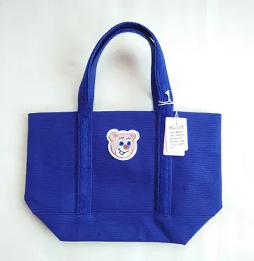 FEILER 올드 테디 와펜 토트백 스몰 네이비