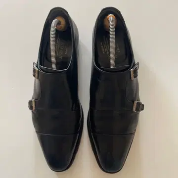 스코치 그레인 ISETAN 더블 네임 더블 몽크 스트랩 26cm