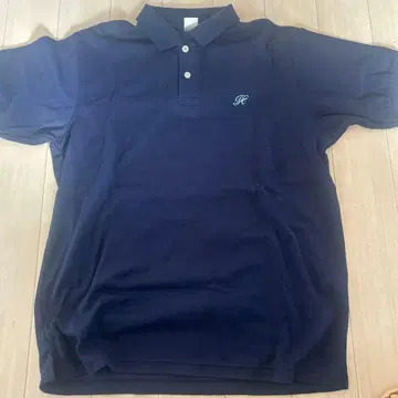 하쿠호 여자고등학교 네이비 피케 셔츠