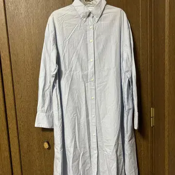 Mile Over 스트라이프 셔츠 원피스 긴팔