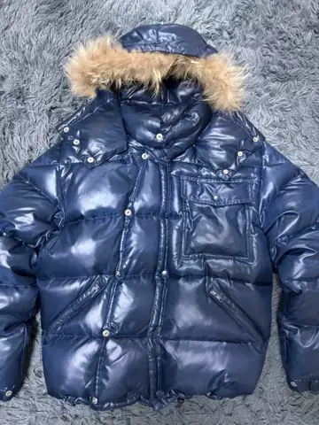 y2k 시크 스타일 짧은 기장 퍼 다운 자켓