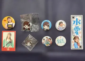 라이스볼 아쿠아 캔뱃지 외 세트