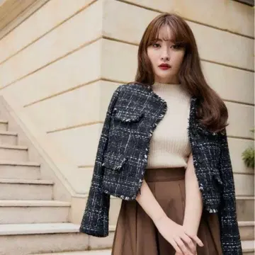 herliptoSaint Germain Fancy Tweed Jacket