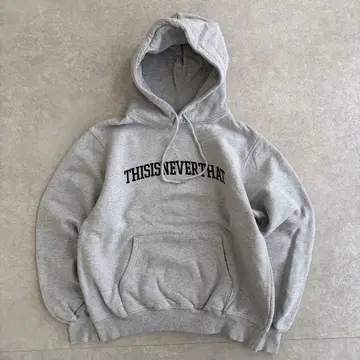 디스이즈네버댓 후드티 자수 로고 구제 의류