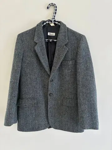 Harrods 해롯 해리스 트위드 헤링본 테일러드 자켓