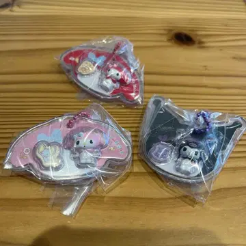 산리오 패키지 참 마이멜로디 쿠로미 시크릿 3개 세트