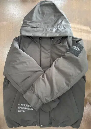 [즉시 발송] AVIREX 남성용 다운 자켓 블랙 2XL