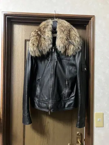 emporio armani 가죽 자켓 퍼