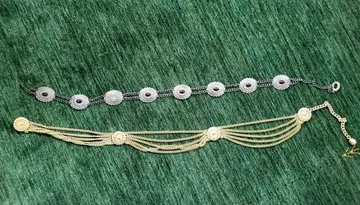 쇼와 레트로 헤이세이 레트로 체인 벨트 앤티크 스타일