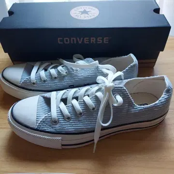 CONVERSE 코듀로이 그레이 24cm 미사용 새상품