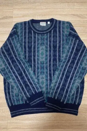 [빈티지] [구제 의류] 레어 패턴 니트 니트 시티 보이