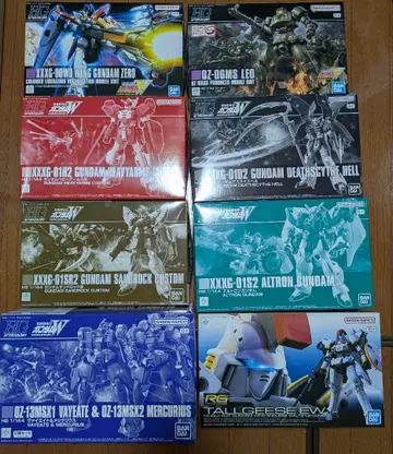 HG RG 신기동전기 건담 윙 프라모델 세트