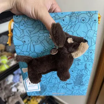 jelly cat 강아지 봉제 인형 키링