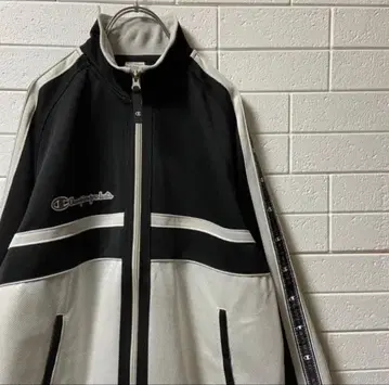 챔피온 트랙 자켓 저지 90s 라인 로고 자수 택
